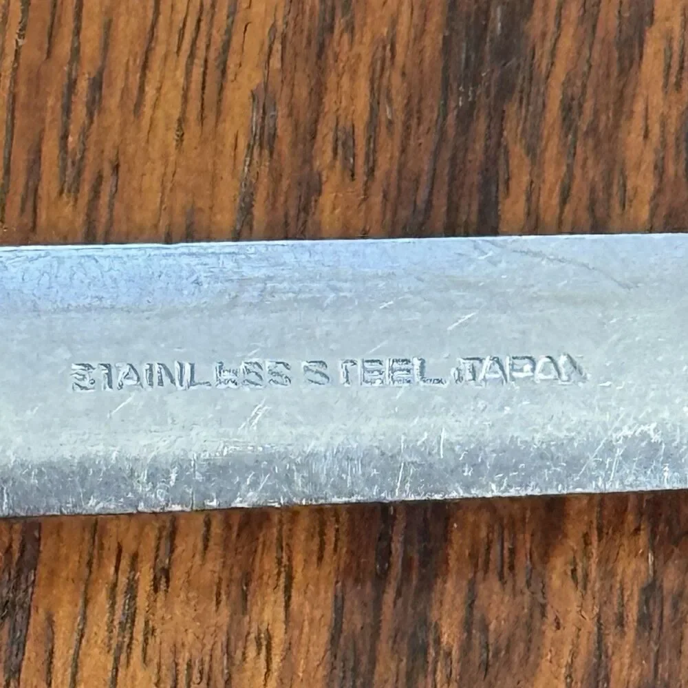 Vintage MCM Japan Stainless Steel Salad Serving Fork Replacement Piece 11”